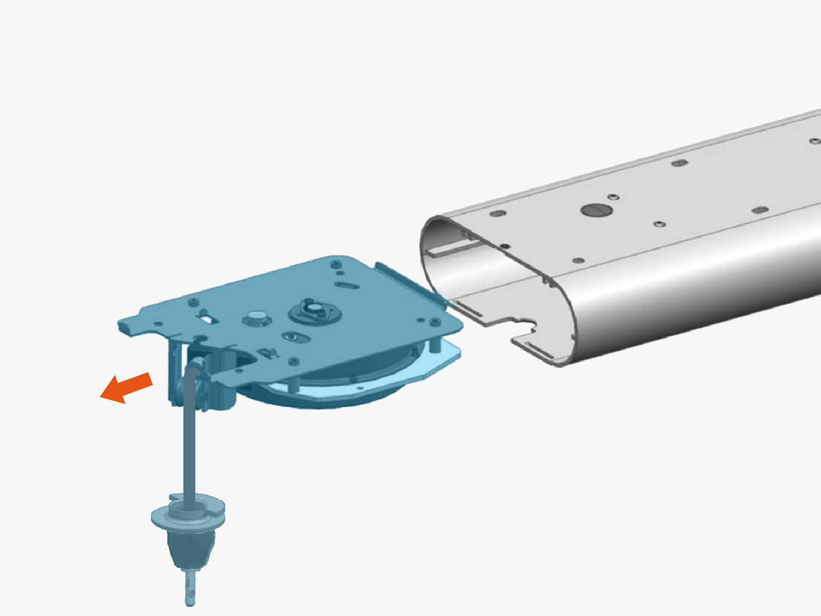 Technical illustration depicts the procedural step.